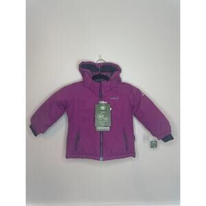 NWT Kamik Baby Girl Maeve Snow Jacket in Berry Size 24 Months